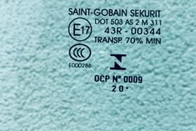 Дясно странично стъкло MERCEDES C W204 2007--2 на ниска цена