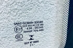 Дясно странично стъкло за последното поле на VW T4.-2 на ниска цена