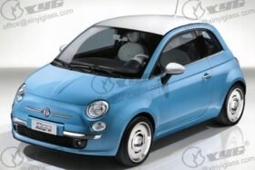 ПРЕДНО СТЪКЛО FIAT 500 2007- С ПЕЧАТ ЗА ЗАМКА + VIN ЗА САЩ-3 на ниска цена