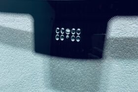 Предно стъкло MERCEDES E W211 2002- СИНЬО + СЕНЗОР-2 на ниска цена