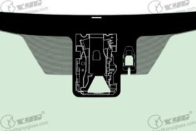 ПРЕДНО СТЪКЛО TOYOTA YARIS CROSS 2020- АКУСТИЧНО+КАМЕРА+СЕНЗОР-2 на ниска цена