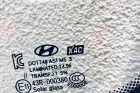 Стъкло НОВО HYUNDAI SANTA FE II 2006-10 СЕНЗОР+НАГРЕВАНЕ-3 на ниска цена