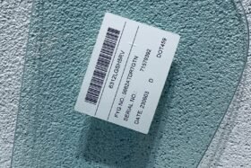 Задно ляво стъкло на каросерията в врата на OPEL CORSA 2007- 5D на ниска цена