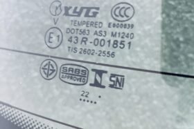 ЗАДНО СТЪКЛО VOLKSWAGEN TOURAN 2015- ТЪМНО С АНТЕНА-3 на ниска цена